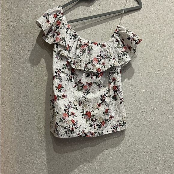 INC International Concepts Floral Off-Shoulder Blouse - Picture 1 of 2